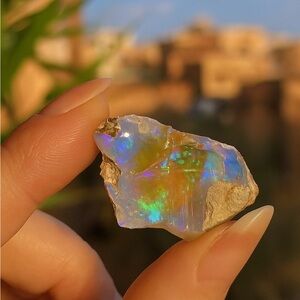 Genuine Fire Opal Gemstone Specimen 3.36g